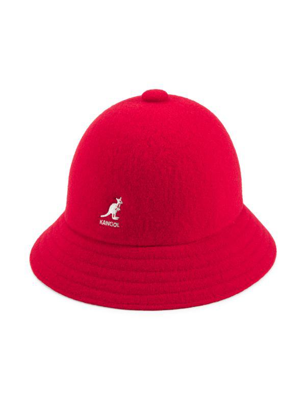 Kangol Logo Wool Blend Bucket Hat