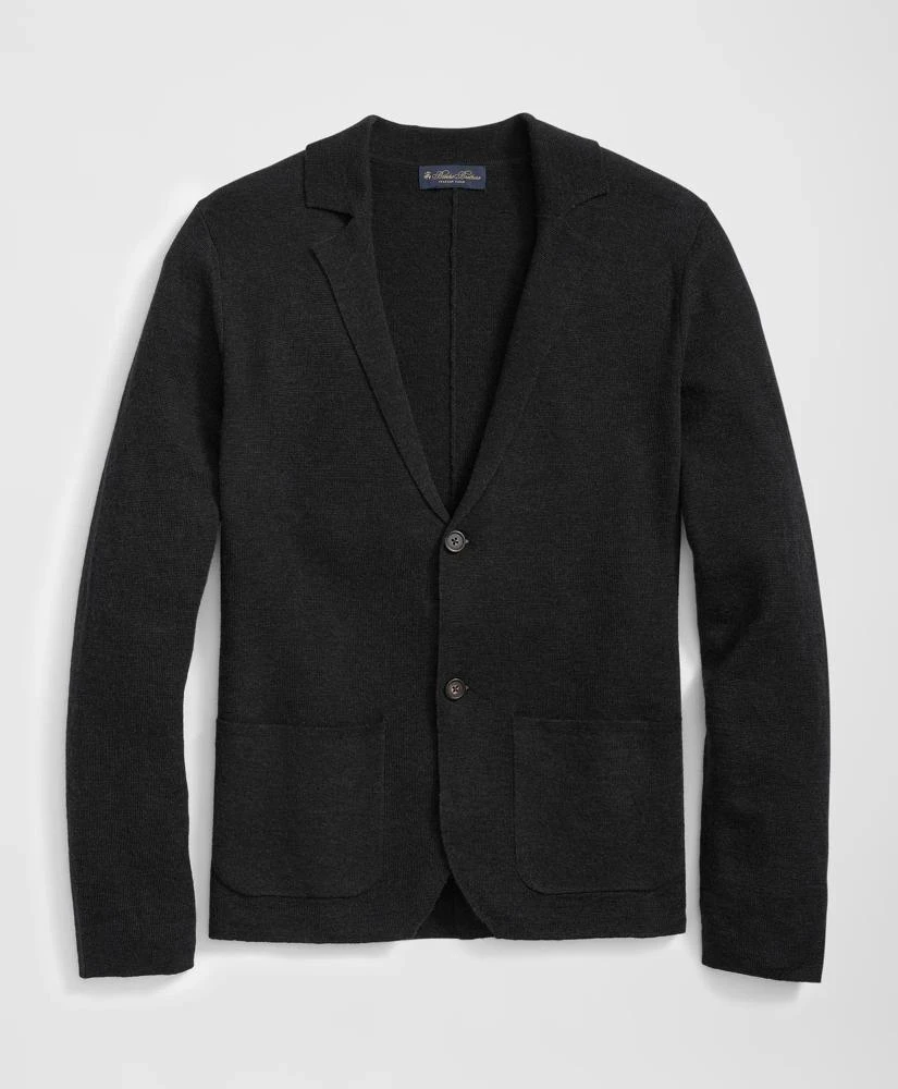 Brooks Brothers Ultimate Merino Wool Sweater Blazer 1