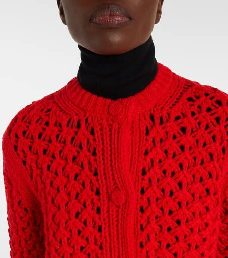 Jil Sander Open-knit wool cardigan 4