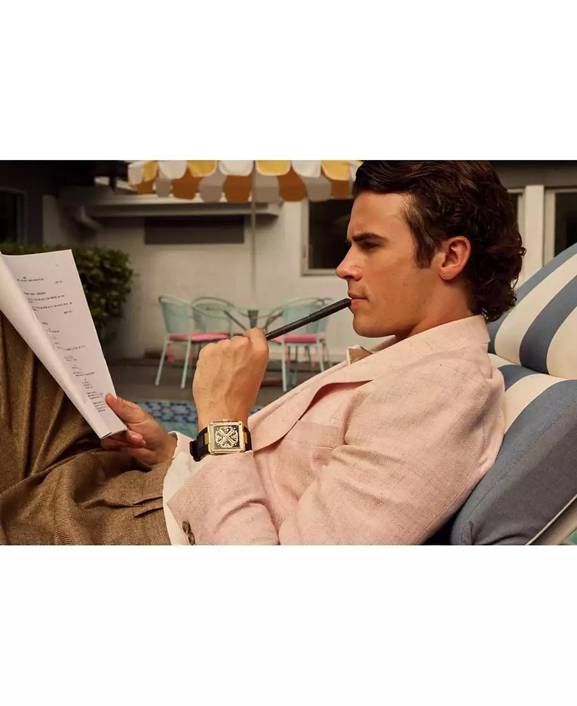 Bulova Limited Edition 150th Anniversary Marc Anthony Men
s Series X SE Automatic Black HNBR Rubber Strap Watch 39mm 3