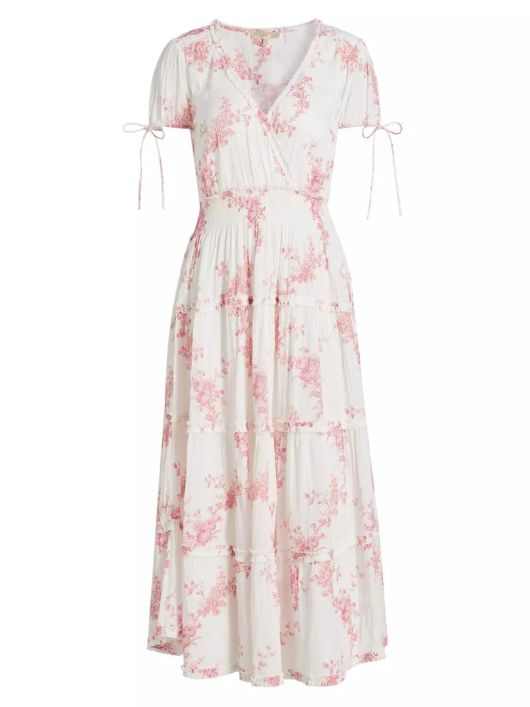 LOVESHACKFANCY Florence Liana Cotto Vessara Midi-Dress 1