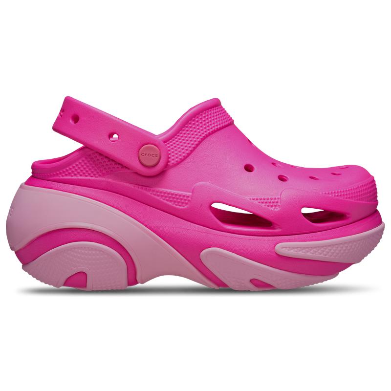 サンダル・ミュール CROCS Bubble Crush Sandals - Crocs - Synthetic - Pink Crush Crocs Crocs Bubble Crush Clogs - Women's - Sandals - BeyondStyle
