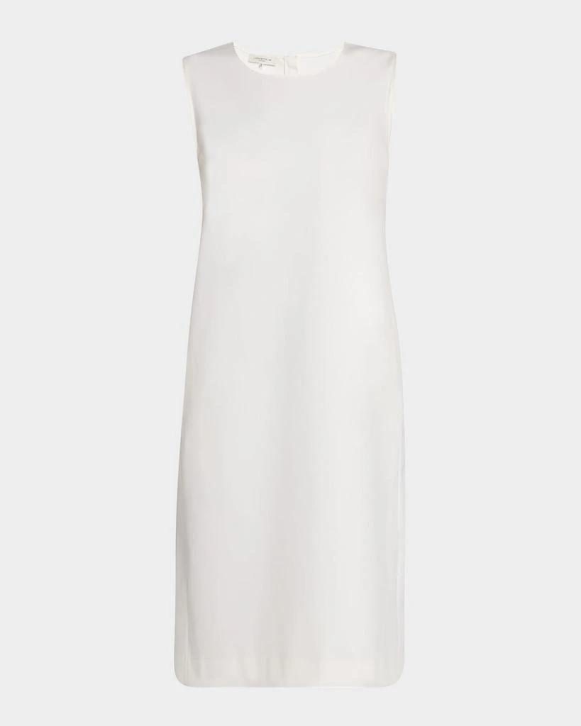 Lafayette 148 New York Sleeveless Cotton-Blend Shift Dress 1