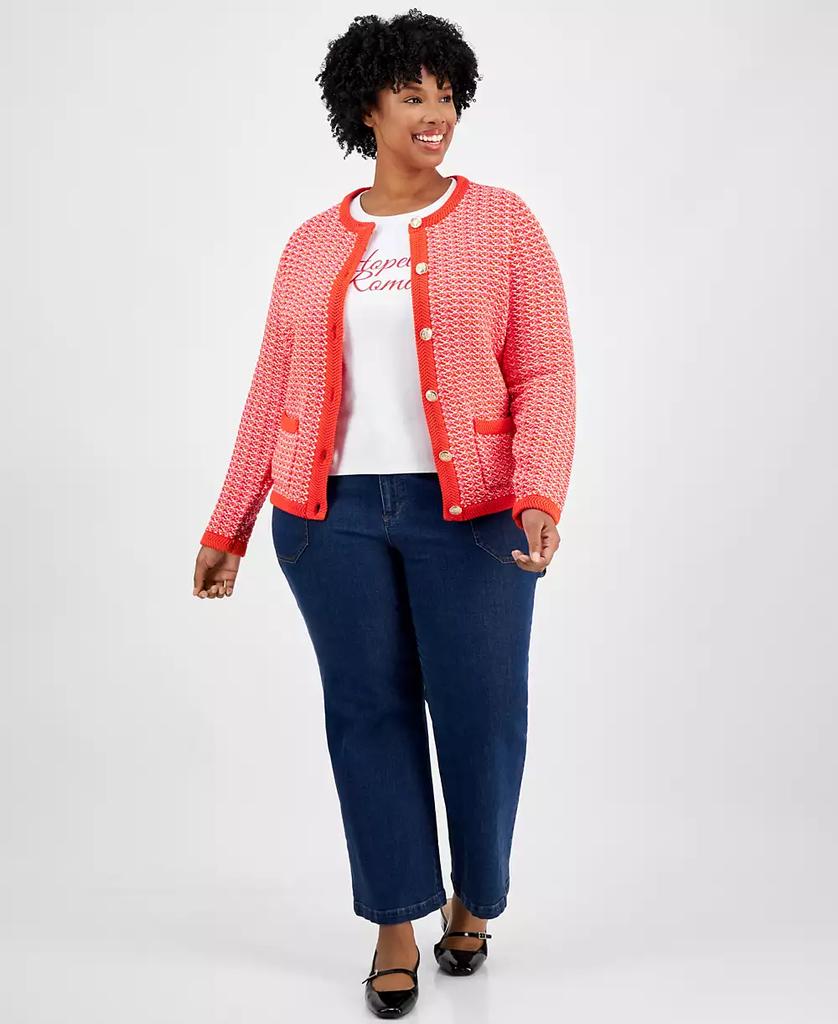 On 34th Plus Size Hopeless Romantic Graphic T-Shirt, Exclusively at Macy's