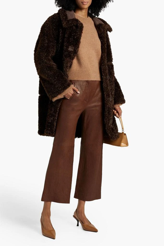 STAND STUDIO Samira reversible faux shearling coat 2