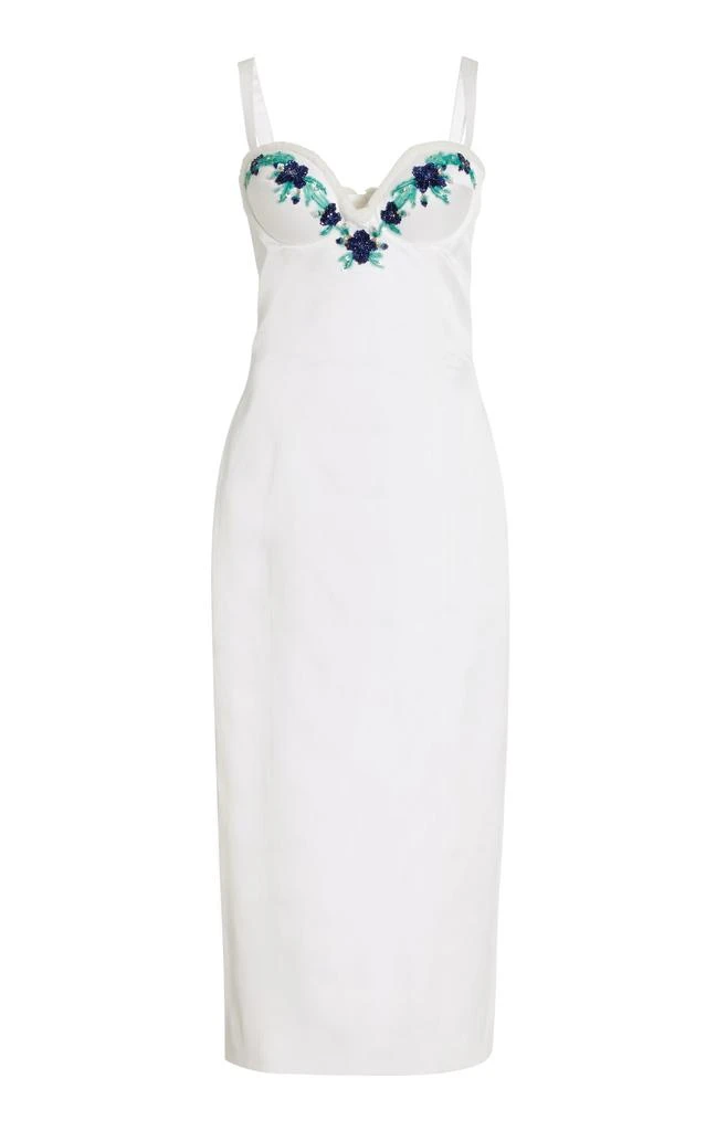 Miss Sohee Miss Sohee - Exclusive Iris Cupped Hourglass Dress - White - UK 8 - Moda Operandi 1