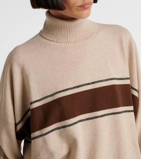 Brunello Cucinelli Wool, cashmere, and silk sweater 4