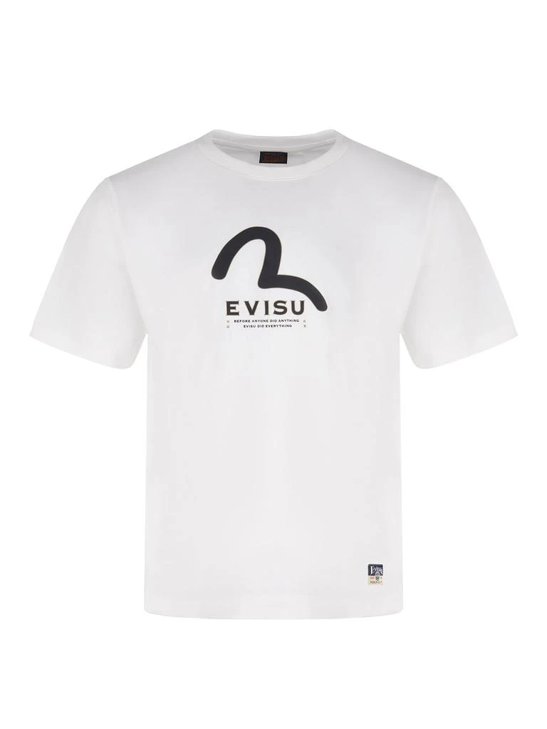 Evisu T-shirt  White Cotton. 1