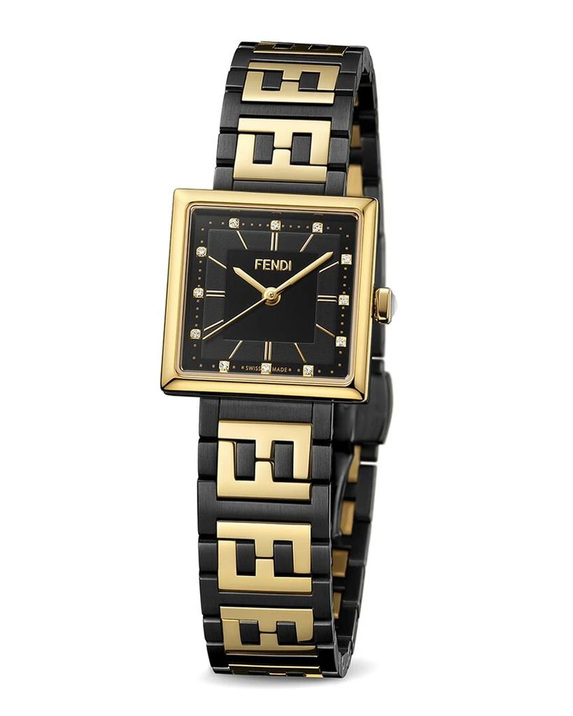 Fendi FENDI Women's Forever Fendi Square Diamond Watch 1
