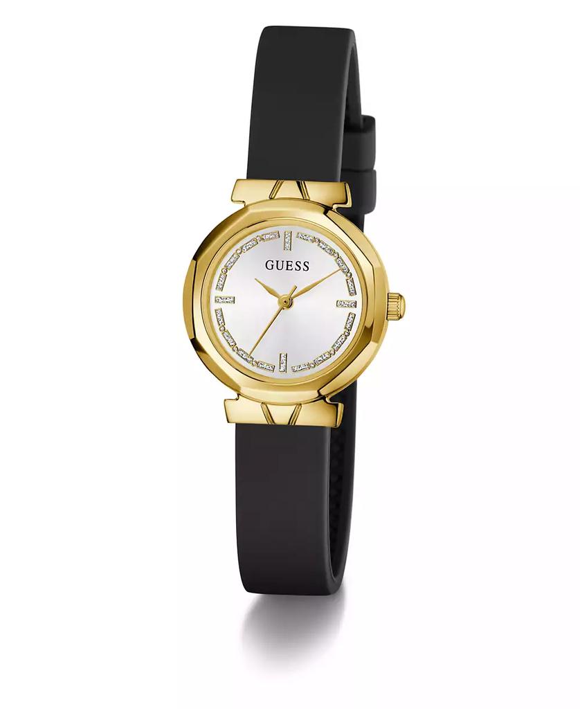 GUESS Women
s Black Gold Tone Analog Watch, 26mm