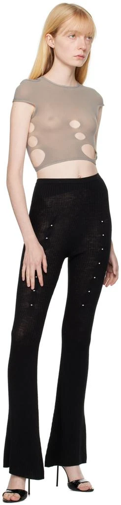 RUI Taupe Cutout T-Shirt 4