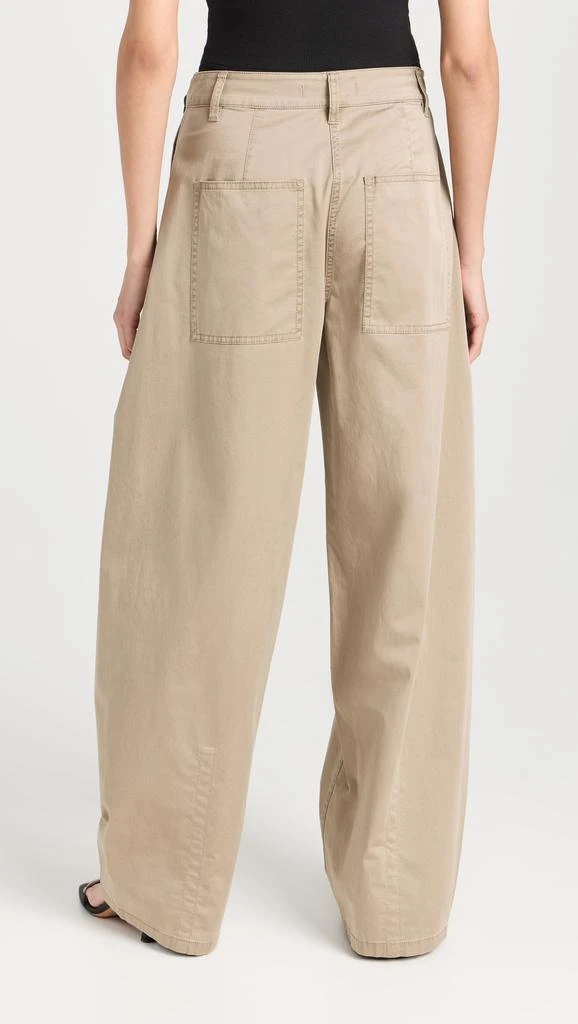 Tibi Garment Dyed Silky Cotton Sid Chino Pants 2