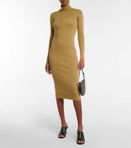 Live The Process Fortis ribbed-knit turtleneck dress
