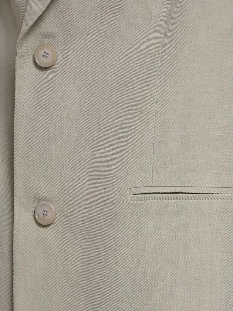The Frankie Shop Aiden Linen & Viscose Blazer 3
