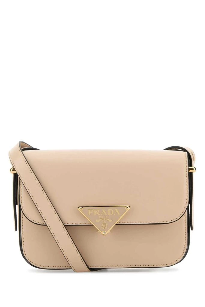 Prada Light Pink Leather Crossbody Bag 1