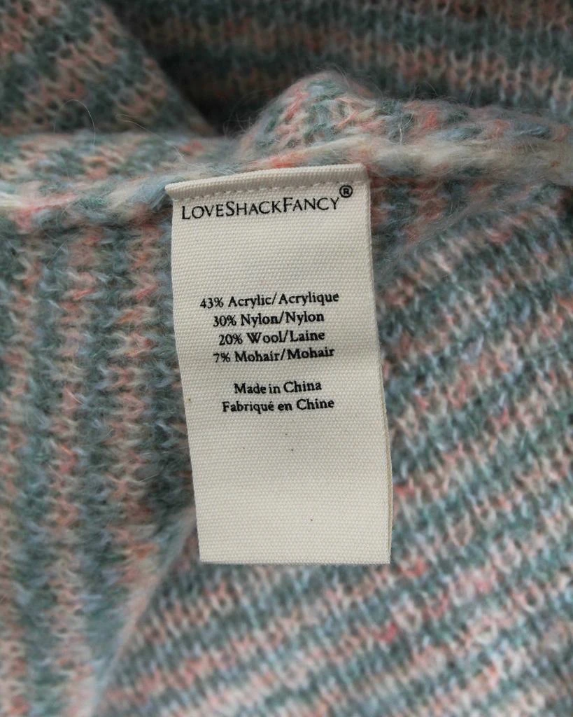 LOVESHACKFANCY Love Shack Fancy Avie Plaid Duster Coat in Multicolor Acrylic 5