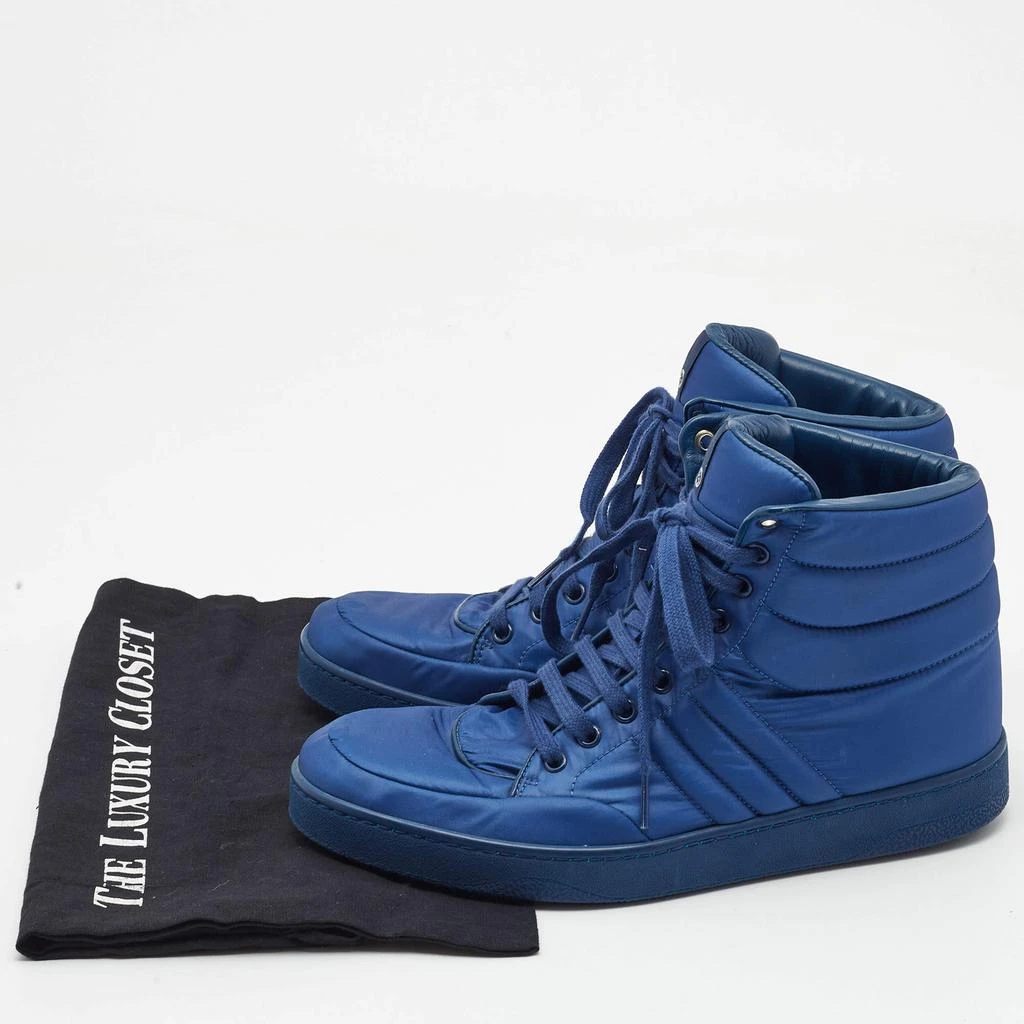 Gucci Gucci Blue Nylon Coda High Top Sneakers Size 41.5 9