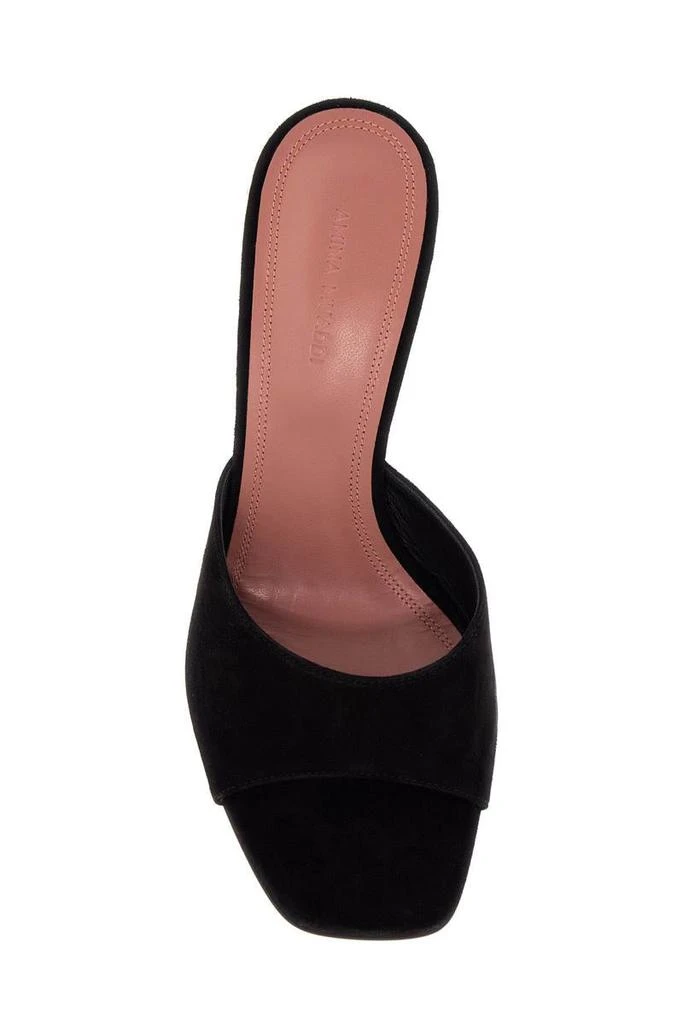 Amina Muaddi suede leather lupita mules 2