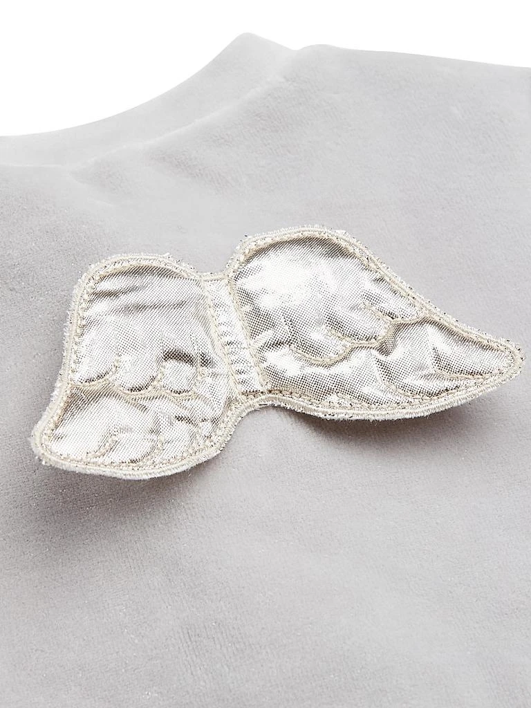 Marie Chantal Baby
s Velour Angel Wing Sleepsuit 3