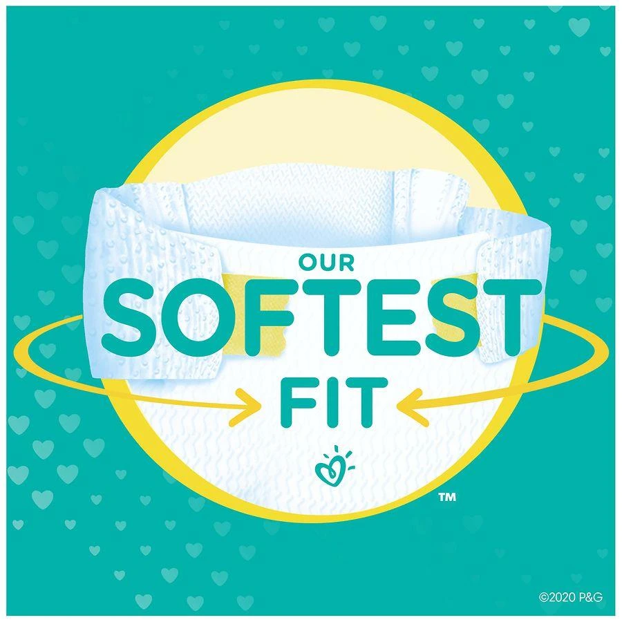 Pampers Diapers, Ultra Absorbent and Soft Disposable Baby Diapers¿ No scent, Size 4 (22-37 lbs) 10