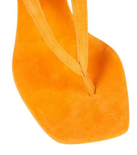 Christopher Esber Suede thong sandals 6