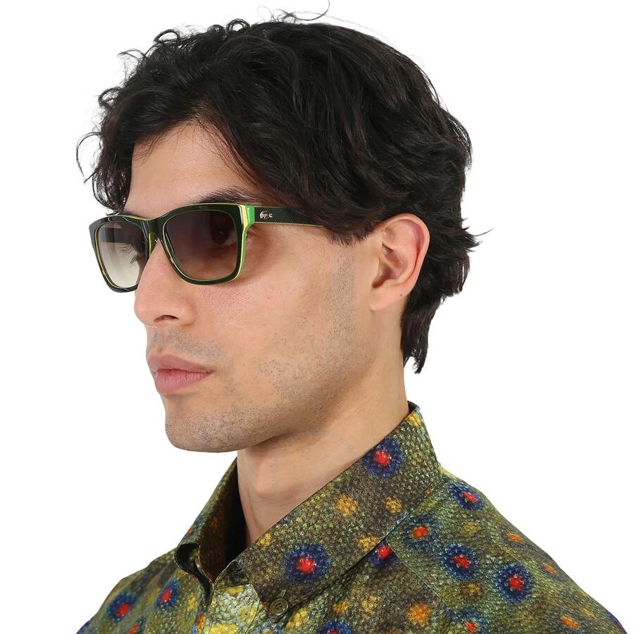 Lacoste Green Gradient Square Men's Sunglasses L683S 315 55 2