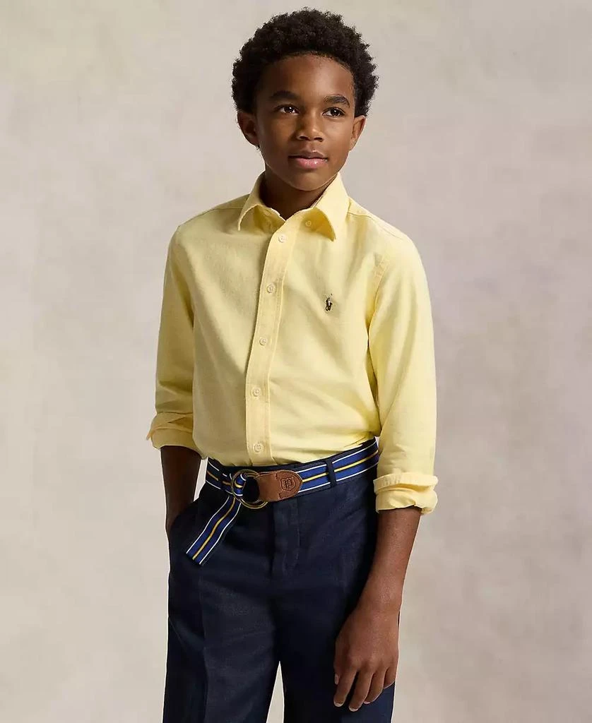 Ralph Lauren 8-20 Boys
Embroidered Pony Logo Cotton Oxford Shirt 7