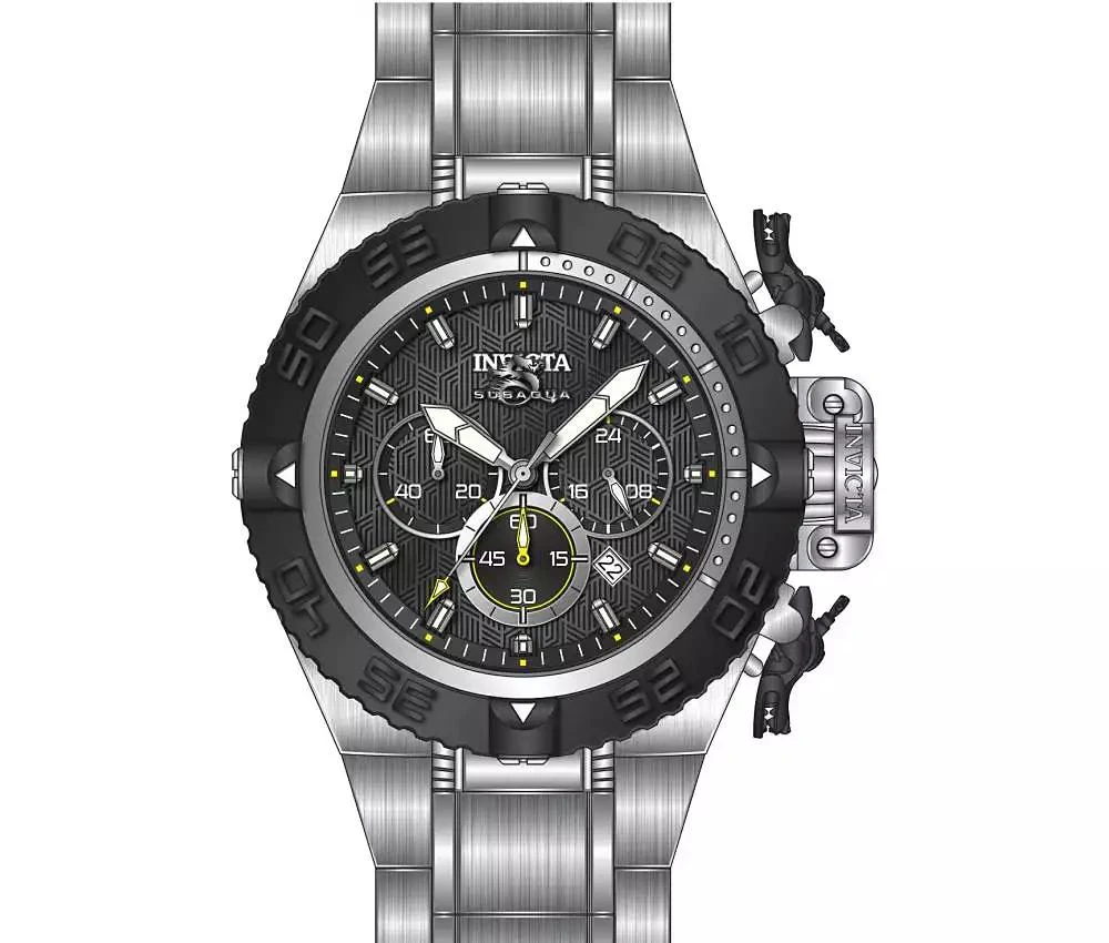 Invicta Men's 48198 Subaqua Noma IV Quartz Chronograph GMT Quartz Black Dial Watch 3