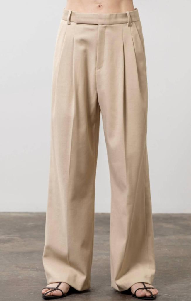 Moon River Moon River - Women's Pleated Pants