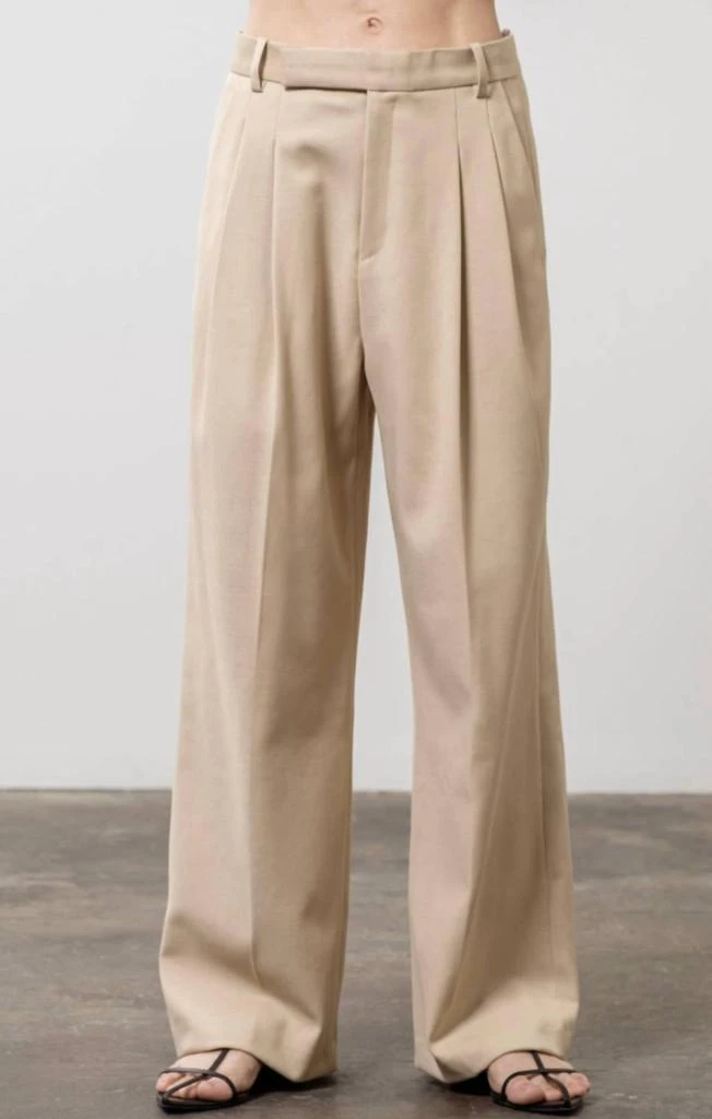 Moon River Moon River - Women's Pleated Pants 1