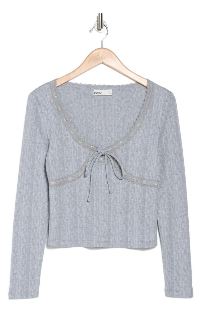 Elodie Lace Tie Front Top 3