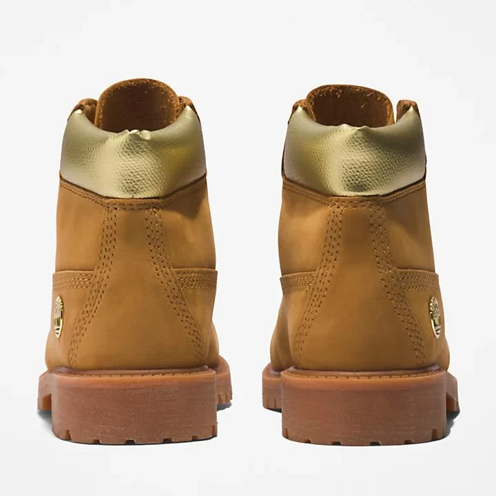 Timberland Timberland® Premium 6 Inch Boot for Youth in Yellow/Gold 5