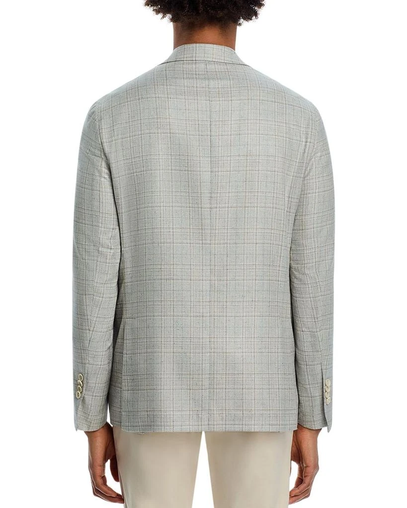 Jack Victor Silk & Wool Plaid Regular Fit Sport Coat 3