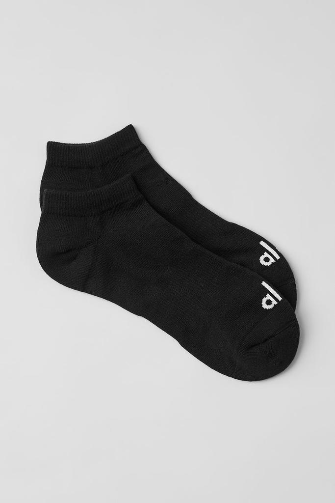 Alo Unisex Street Sock - Black/White