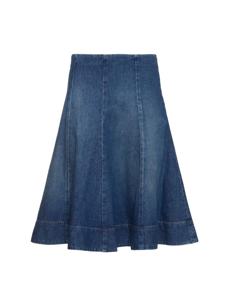スカート Khaite Semi-Transparent Silk Maxi Skirt With Deep Back Slit Khaite Semi-Transparent Silk Maxi Skirt With Deep Back Slit