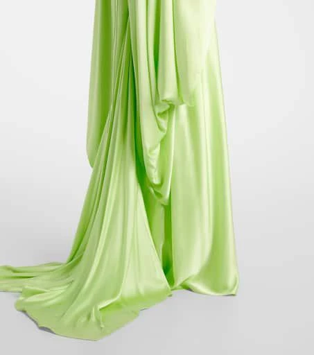 ROKSANDA Caped satin gown 6