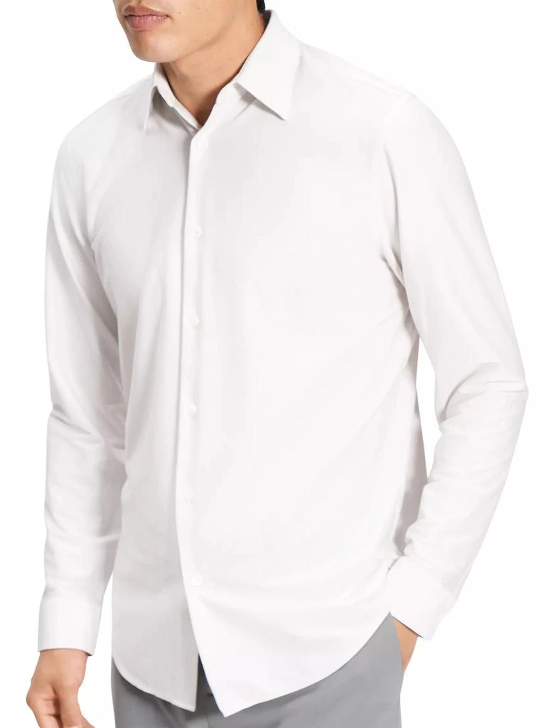 Theory Sylvain Cotton-Blend Button-Front Shirt 5