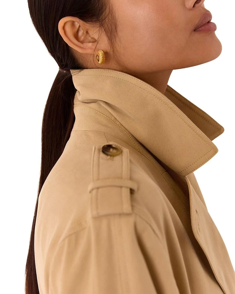 Whistles Petites Riley Trench Coat 4