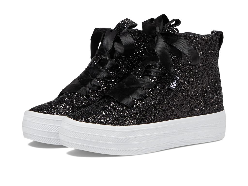 Keds Kids Triple UP Hi Top Glitter Celeb (Little Kid/Big Kid)