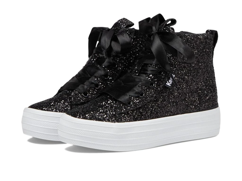 Keds Kids Triple UP Hi Top Glitter Celeb (Little Kid/Big Kid) 1