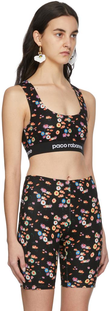 Paco Rabanne SSENSE Exclusive Black Capsule Active Sport Bra