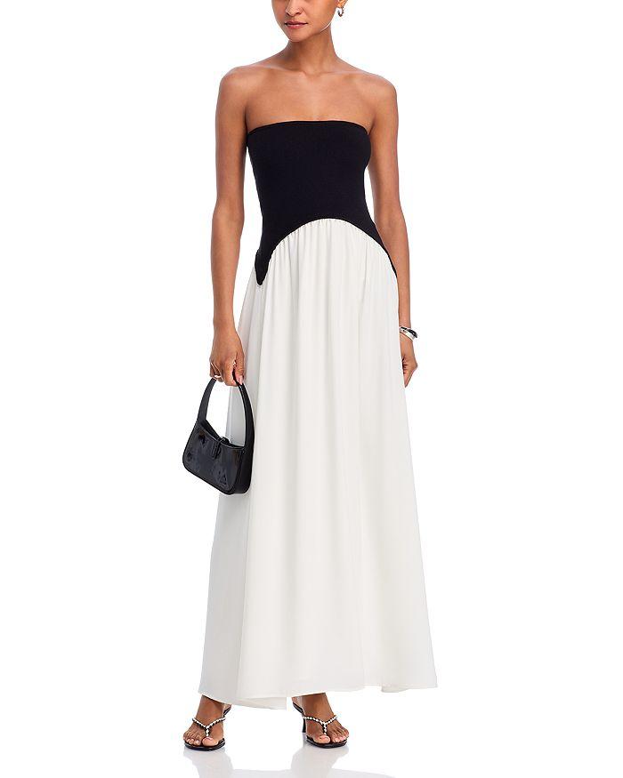 Line & Dot Saloma Mixed Media Dress