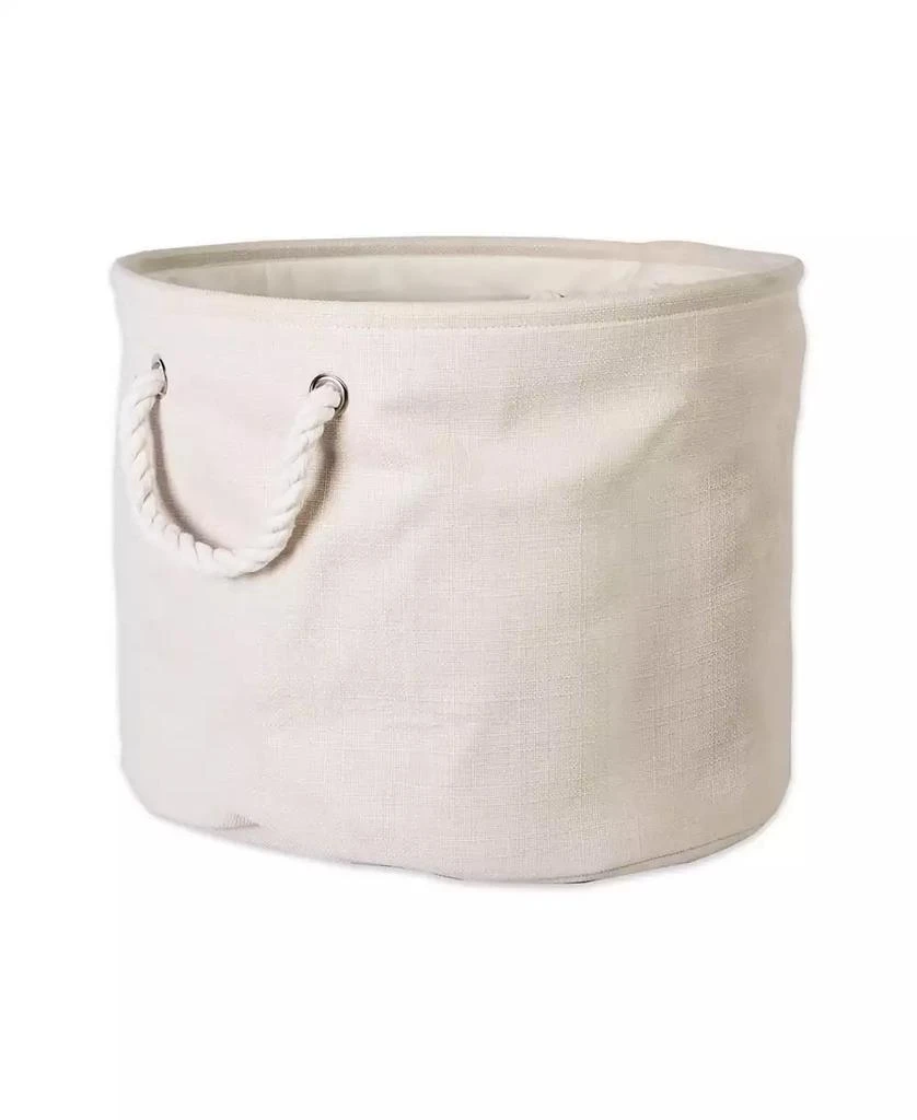 Design Imports Polyester Bin Variegated Round Large 1