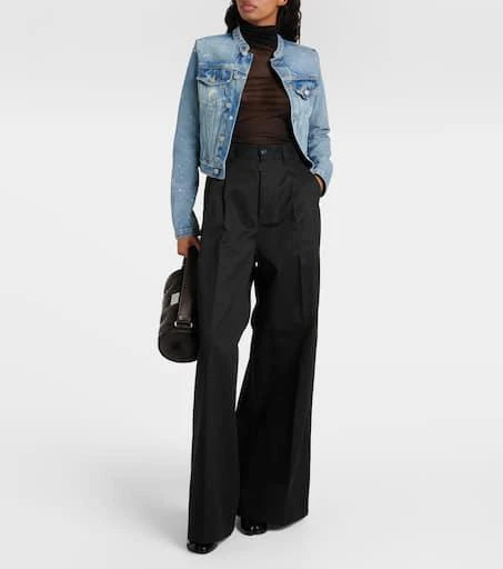 MAISON MARGIELA Mockneck sheer mesh bodysuit 2
