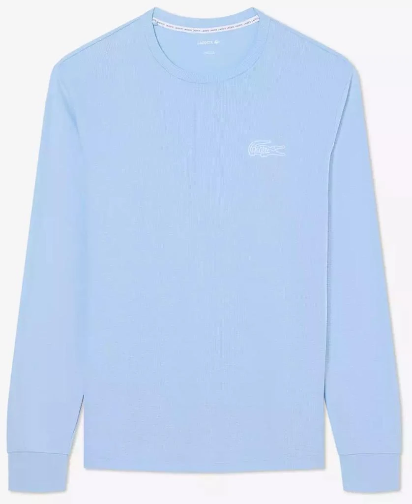 Lacoste Men
s Exclusive Crocodile Waffle-Knit Thermal Shirt 8