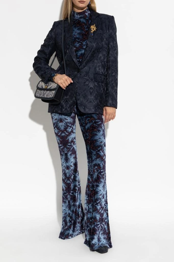 ETRO Etro Flared Velvet Trousers 4