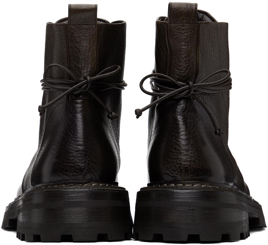 Marsèll Brown Carrucola Lace Up Ankle Boots