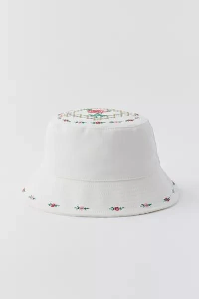 Urban Outfitters UO Embroidered Rose Bucket Hat 3