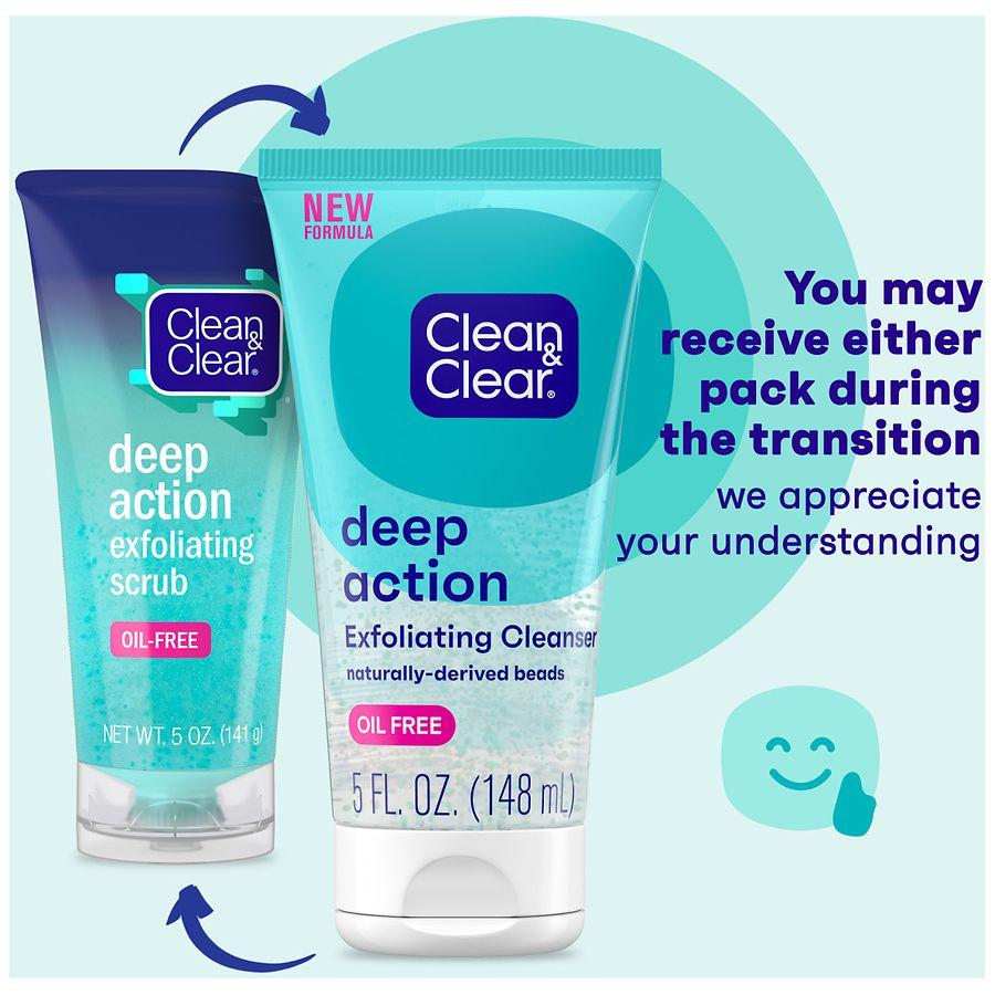Clean & Clear Exfoliating Facial Scrub Oil-Free Unspecified