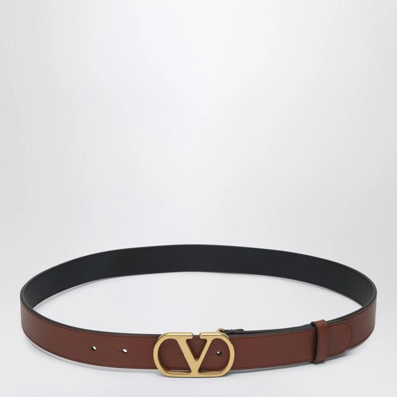 Valentino Vlogo Signature Deep caramel belt 1